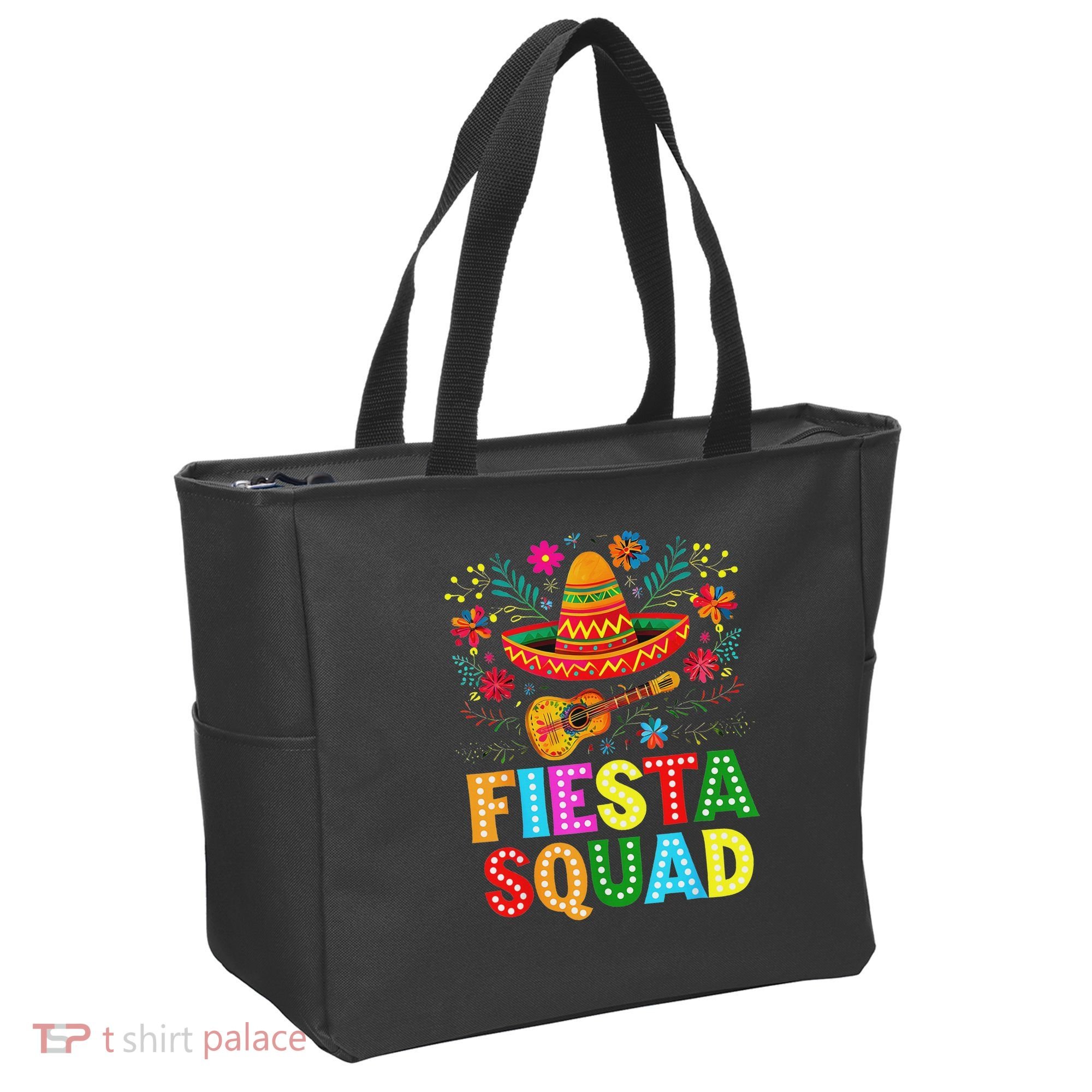 Fiesta Squad Cinco De Mayo Let's Fiesta Mexican Women Tote Bag
