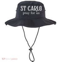Funny St Carlo Pray For Us Catholic Millenial Saint Bucket Hat thumb 0