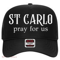 Funny St Carlo Pray For Us Catholic Millenial Saint Hat thumb 0