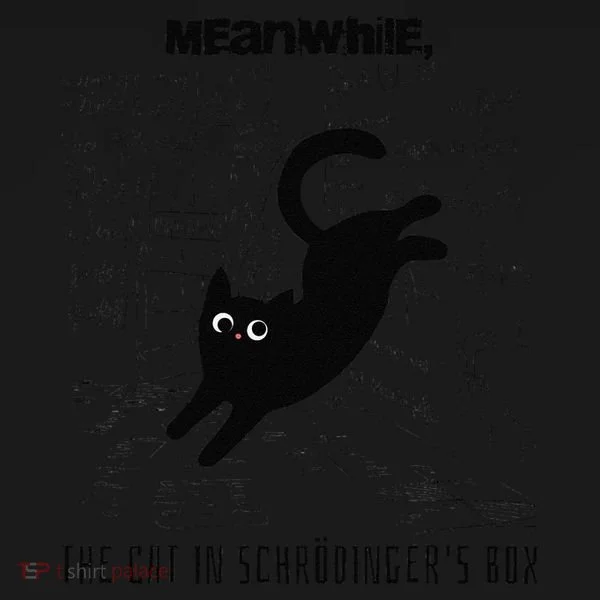 Funny SchröDingerS Cat Quantum Physics Scientists Nerd Doggie Tank