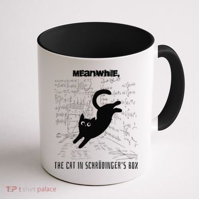 Funny SchröDingerS Cat Quantum Physics Scientists Nerd Coffee Mug back