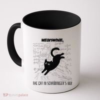 Funny SchröDingerS Cat Quantum Physics Scientists Nerd Coffee Mug thumb 0