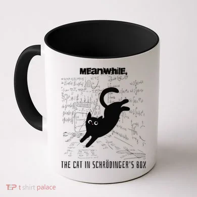 Funny SchröDingerS Cat Quantum Physics Scientists Nerd Coffee Mug