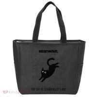 Funny SchröDingerS Cat Quantum Physics Scientists Nerd Tote Bag thumb 0