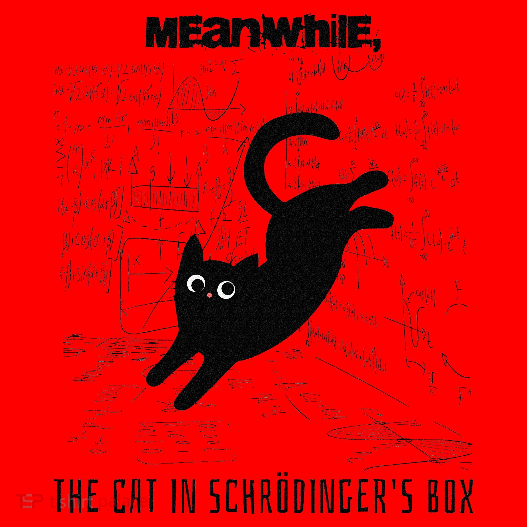 Funny SchröDingerS Cat Quantum Physics Scientists Nerd Santa Hat
