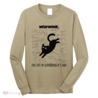 Funny SchröDingerS Cat Quantum Physics Scientists Nerd Long Sleeve Shirt thumb 0