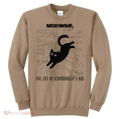 Funny SchröDingerS Cat Quantum Physics Scientists Nerd Sweatshirt