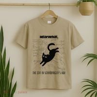 Funny SchröDingerS Cat Quantum Physics Scientists Nerd T-Shirt thumb 2