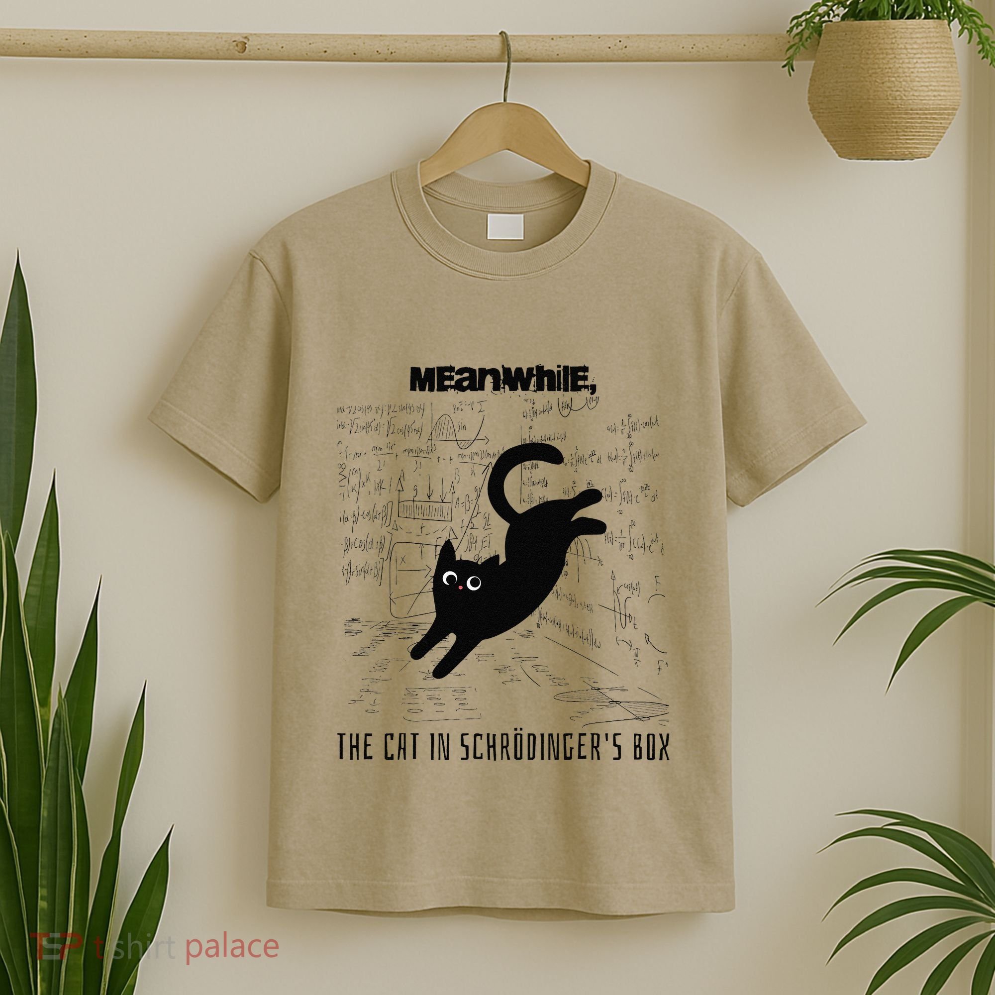 Funny SchröDingerS Cat Quantum Physics Scientists Nerd T-Shirt