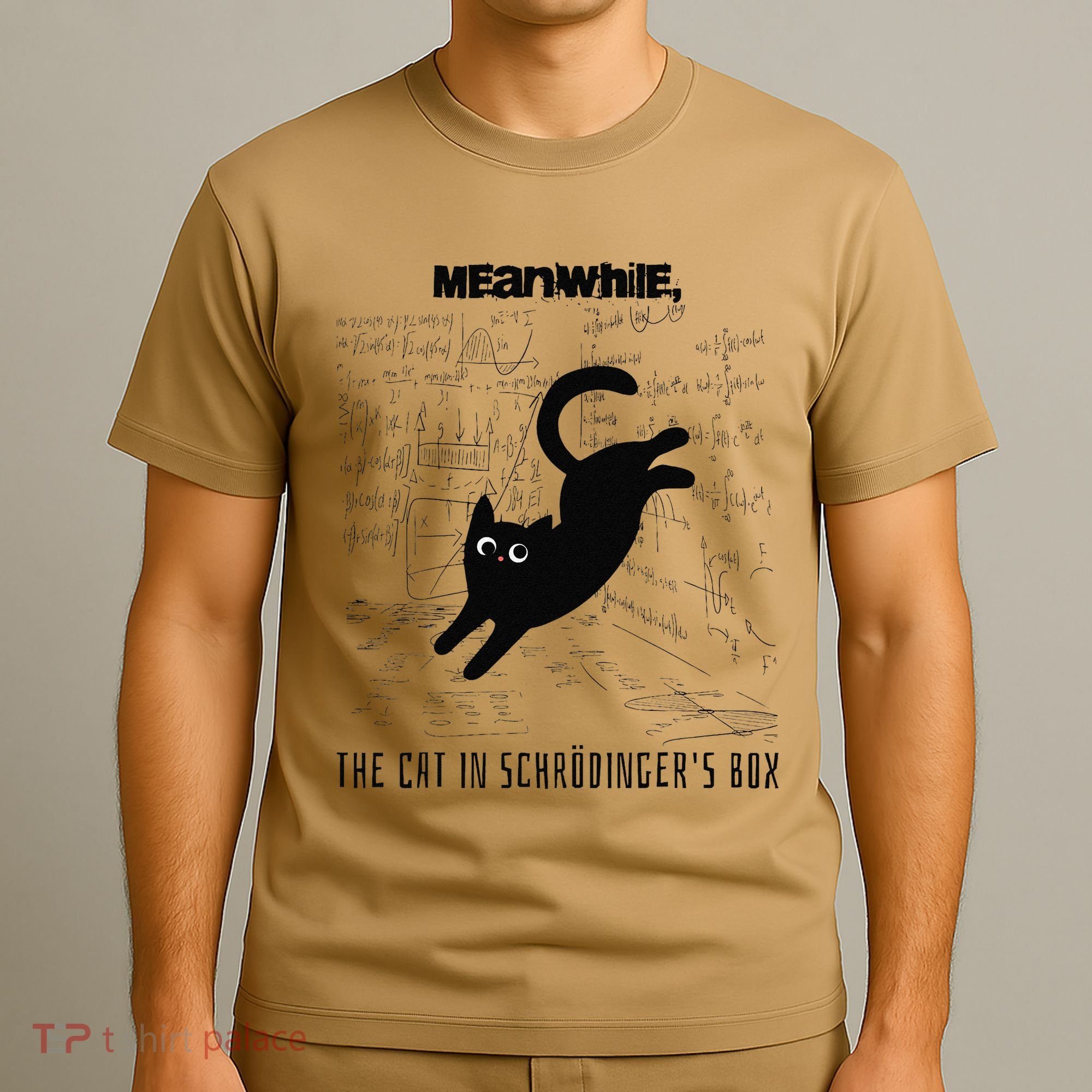 Funny SchröDingerS Cat Quantum Physics Scientists Nerd T-Shirt