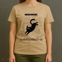 Funny SchröDingerS Cat Quantum Physics Scientists Nerd T-Shirt thumb 4