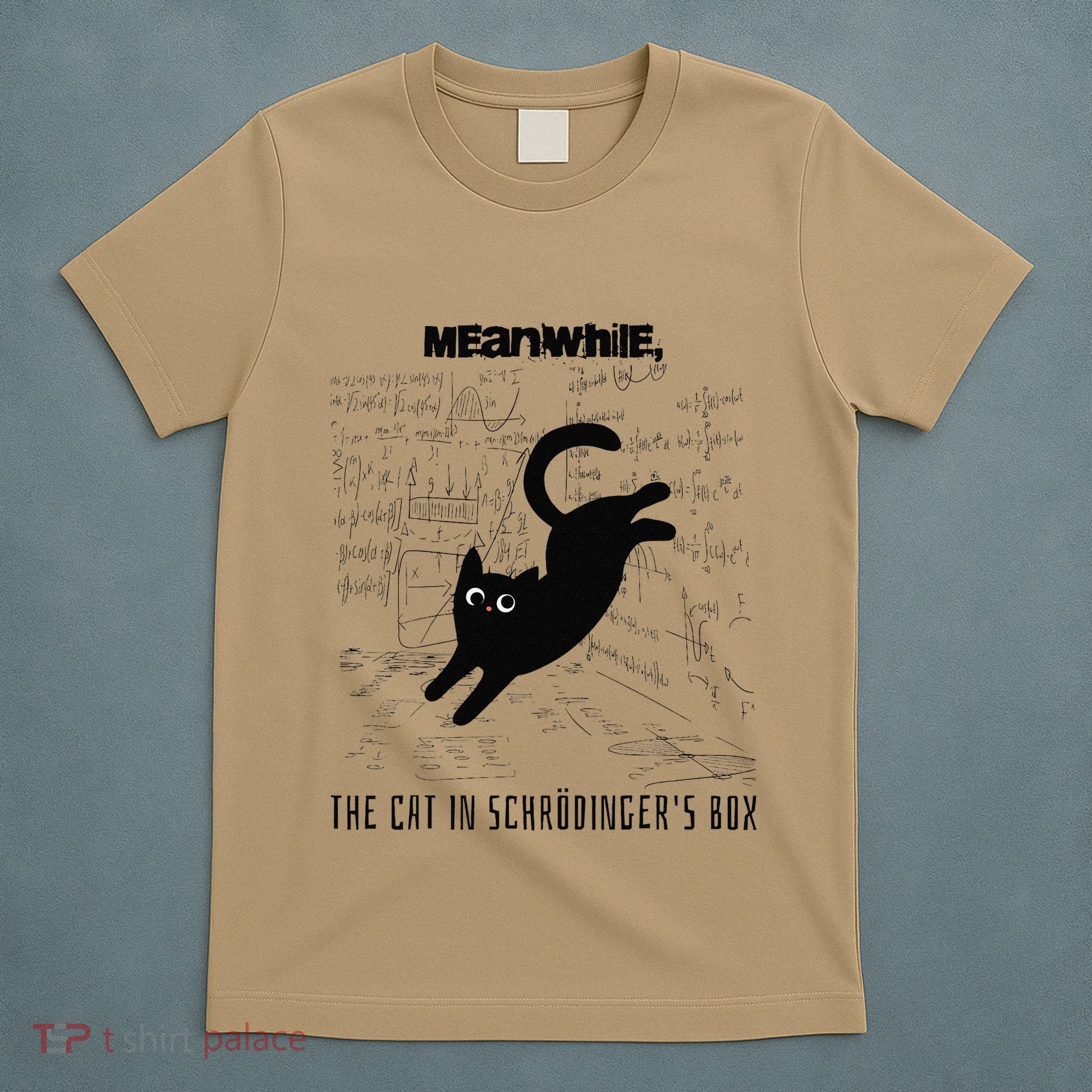 Funny SchröDingerS Cat Quantum Physics Scientists Nerd T-Shirt