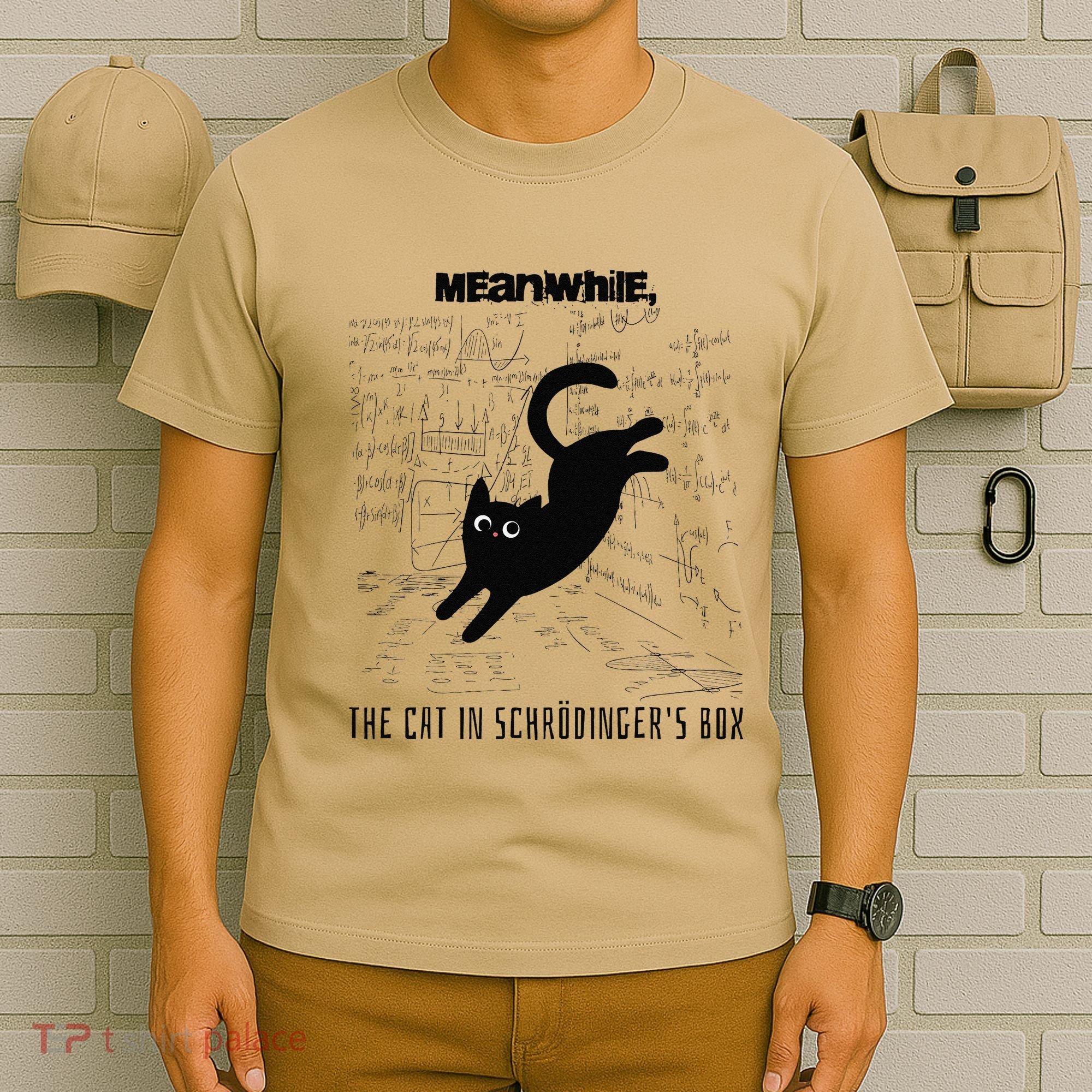 Funny SchröDingerS Cat Quantum Physics Scientists Nerd T-Shirt