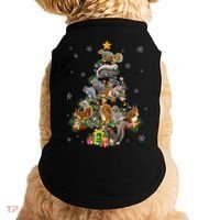 Funny Squirrel Christmas Tree Squirrel Lover Xmas Gifts TShirt Doggie Tank thumb 0