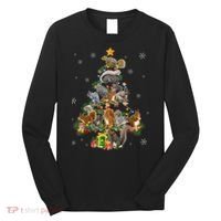 Funny Squirrel Christmas Tree Squirrel Lover Xmas Gifts TShirt Long Sleeve Shirt thumb 0