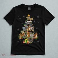 Funny Squirrel Christmas Tree Squirrel Lover Xmas Gifts TShirt T-Shirt thumb 5
