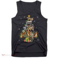Funny Squirrel Christmas Tree Squirrel Lover Xmas Gifts TShirt Tank Top thumb 0