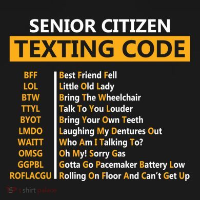 Funny Senior CitizenS Texting Code Design Gift For Grandpa Great Gift Cooling Performance Crew T-Shirt