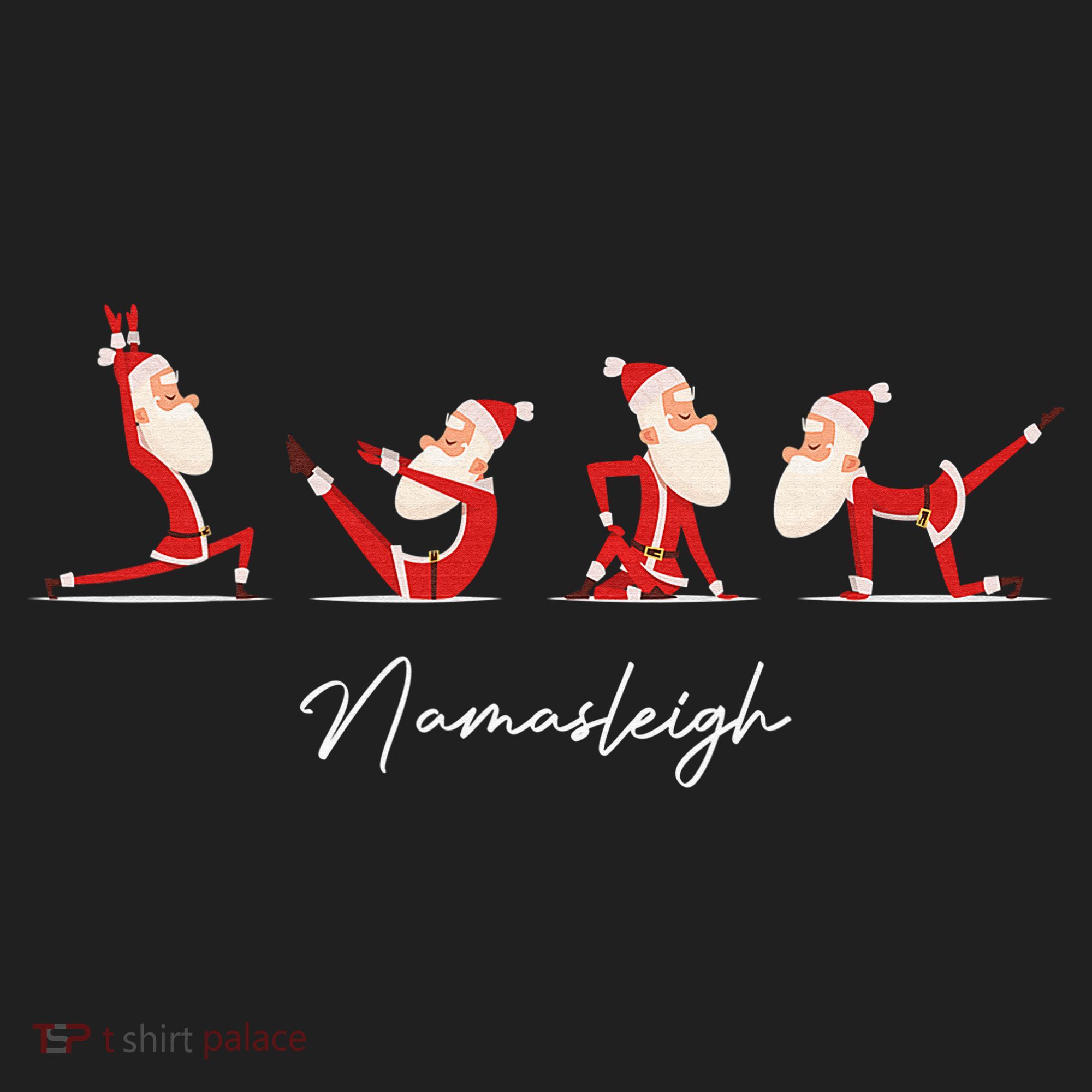Funny Santa Claus Yoga Pose Namasleigh Namaste Christmas Tumbler
