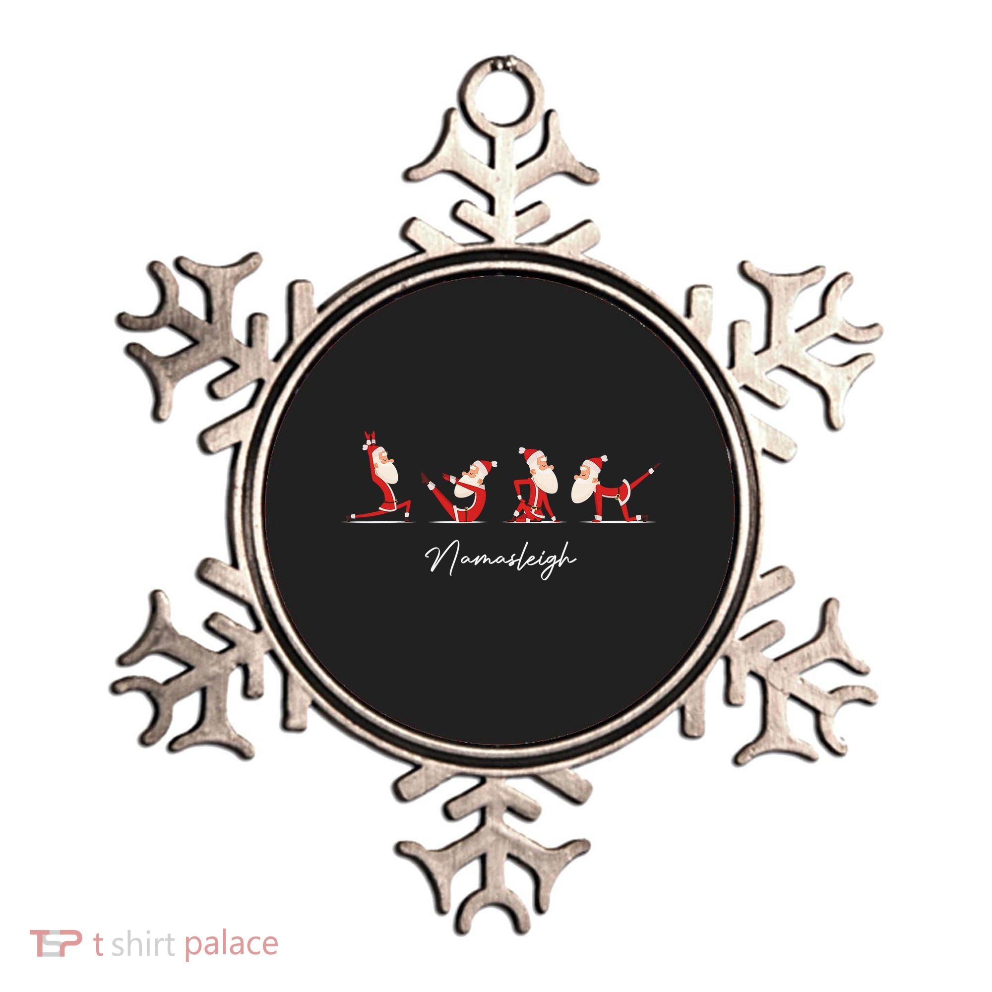 Funny Santa Claus Yoga Pose Namasleigh Namaste Christmas Ornament