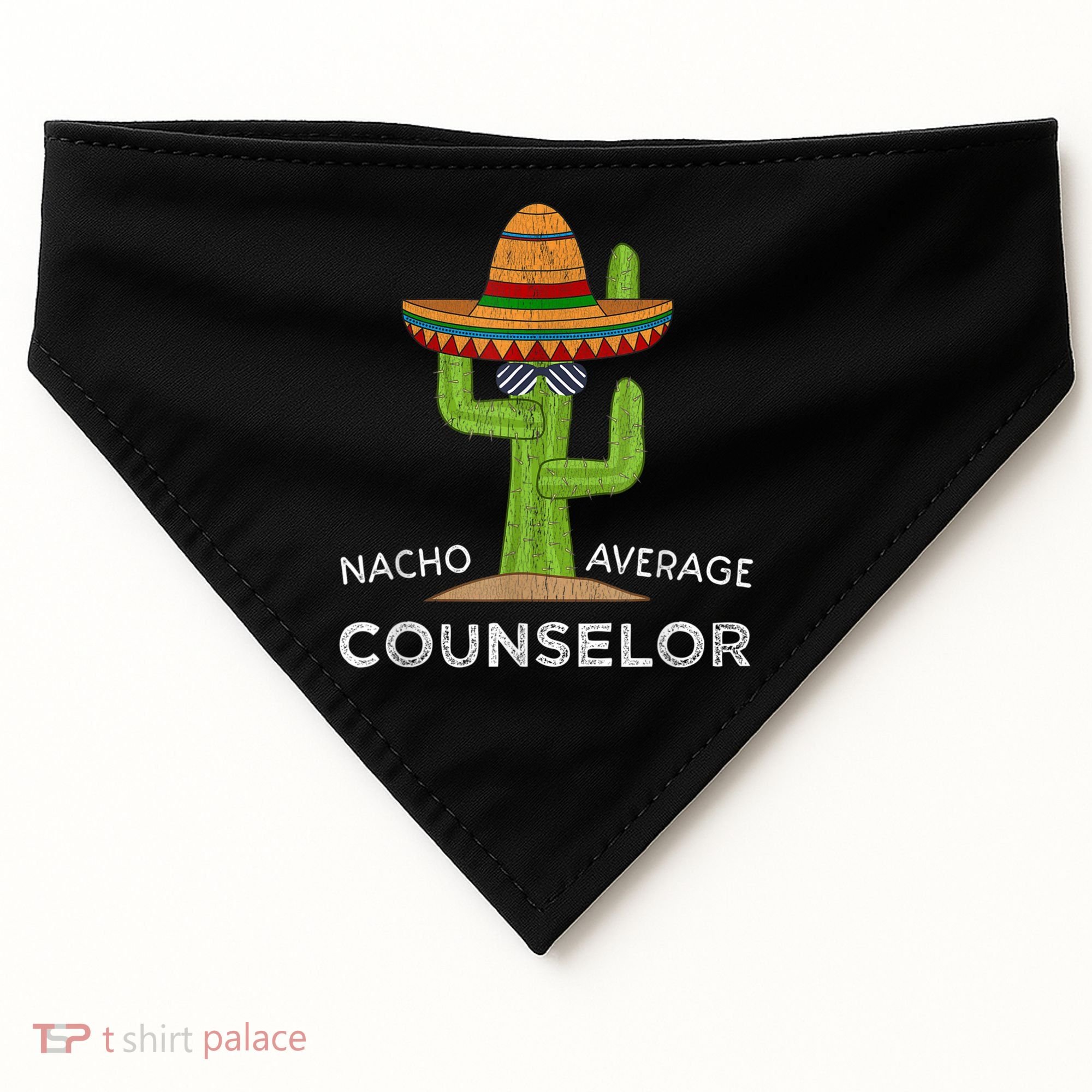 Fun School Counselor Humor Gifts USA-Made Doggie Bandana