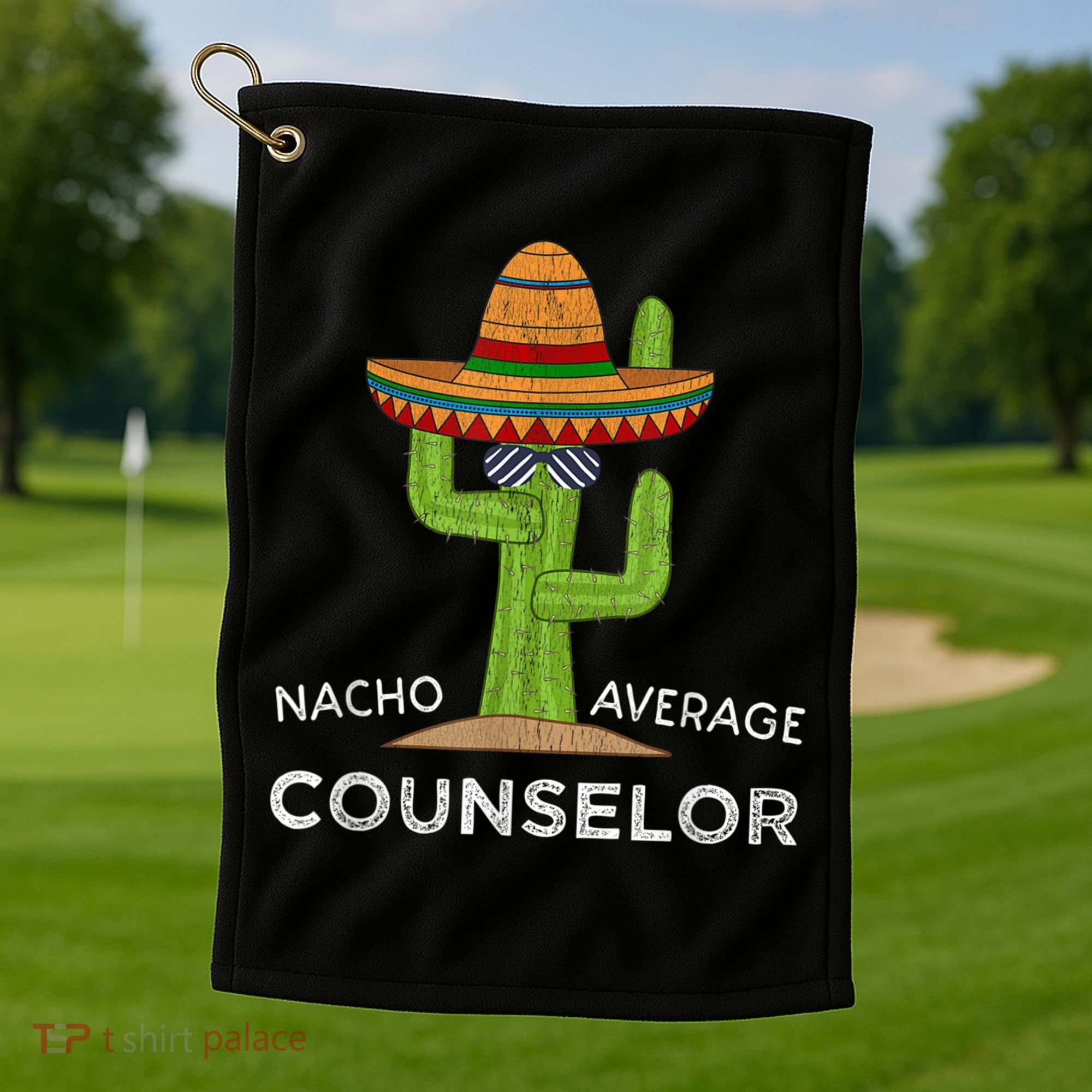 Fun School Counselor Humor Gifts Golf Towel