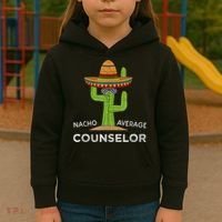 Fun School Counselor Humor Gifts Kids Hoodie thumb 3
