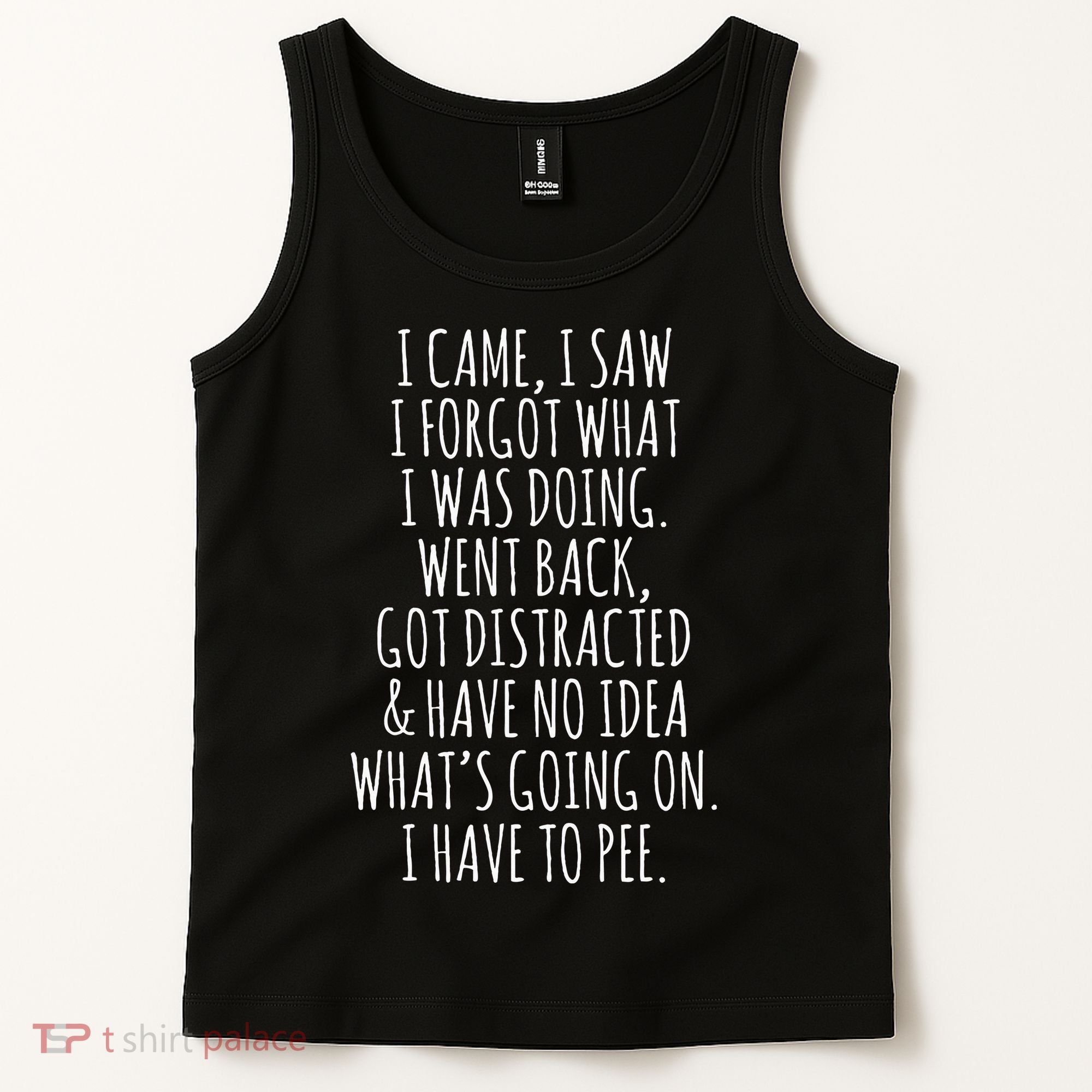 Funny Senior Citizen I Came I Saw I Forgot What I Was Doing Tank Top