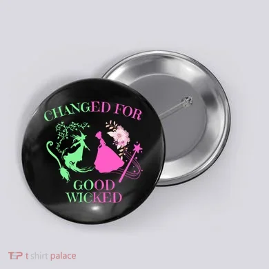 Funny Spooky Changed For Good Button