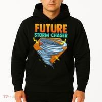Future Storm Chaser Tornado Hurricane & Thunderstorms Hoodie thumb 2