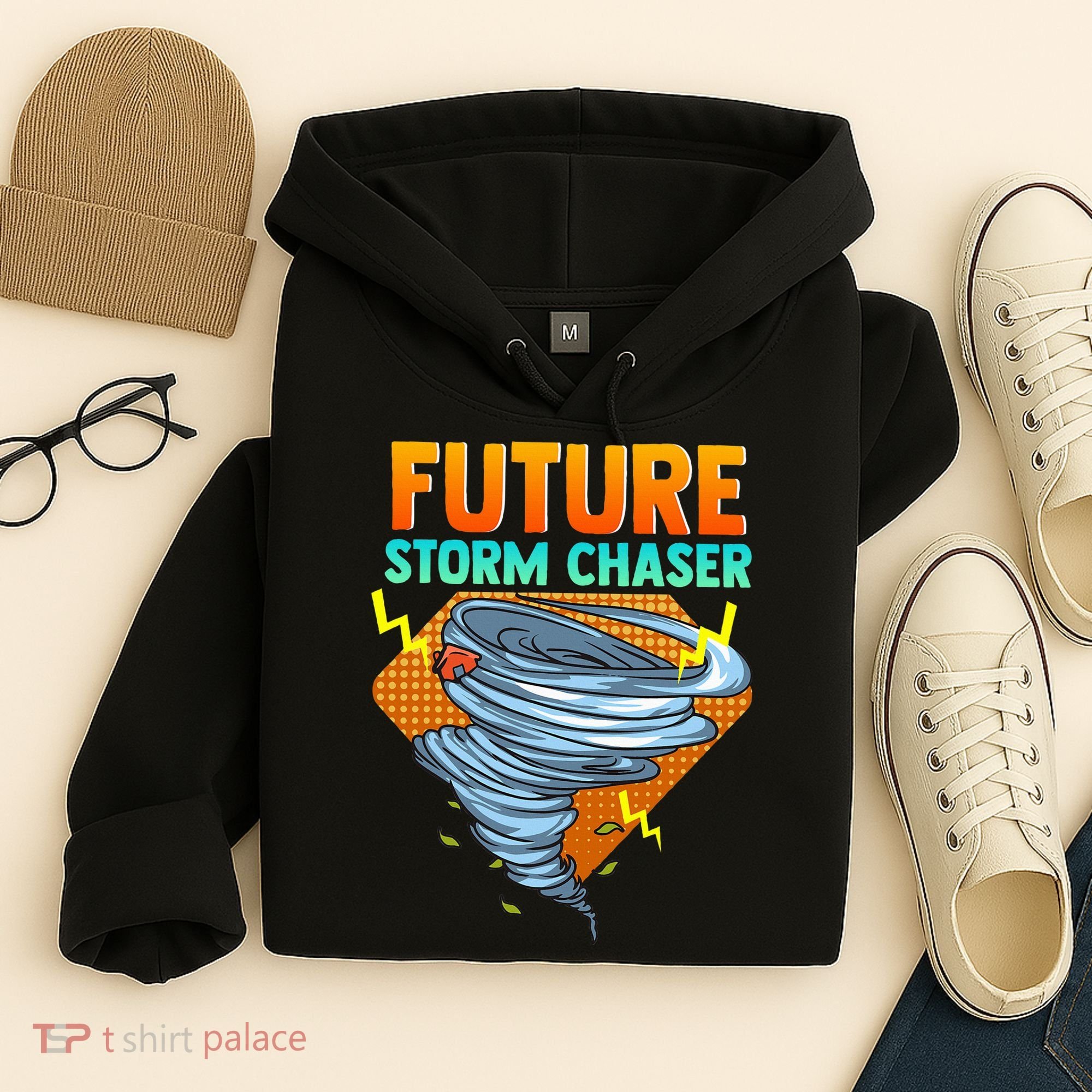 Future Storm Chaser Tornado Hurricane & Thunderstorms Hoodie