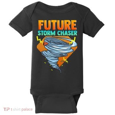 Future Storm Chaser Tornado Hurricane & Thunderstorms Baby Bodysuit