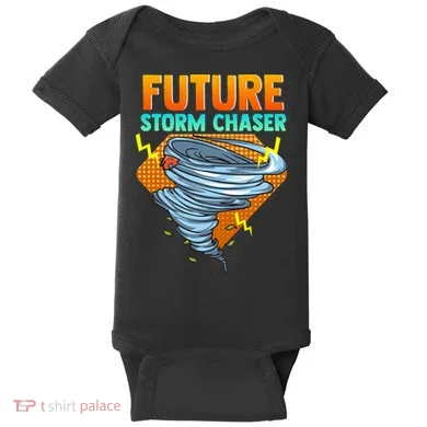 Future Storm Chaser Tornado Hurricane & Thunderstorms Baby Bodysuit