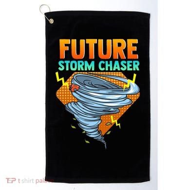 Future Storm Chaser Tornado Hurricane & Thunderstorms Golf Towel