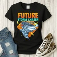 Future Storm Chaser Tornado Hurricane & Thunderstorms Women's T-Shirt thumb 3