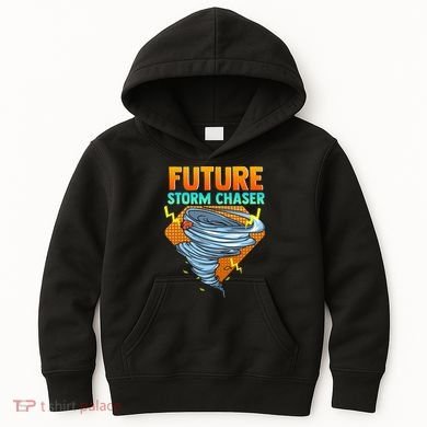 Future Storm Chaser Tornado Hurricane & Thunderstorms Kids Hoodie