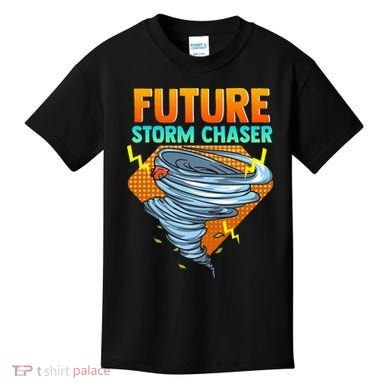 Future Storm Chaser Tornado Hurricane & Thunderstorms Kids T-Shirt