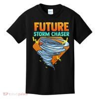 Future Storm Chaser Tornado Hurricane & Thunderstorms Kids T-Shirt thumb 0