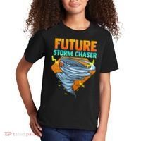 Future Storm Chaser Tornado Hurricane & Thunderstorms Kids T-Shirt thumb 2
