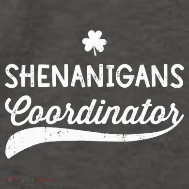 Funny Shenanigans Coordinator For St Patricks Day Outfit Vector Backpack