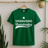 Funny Shenanigans Coordinator For St Patricks Day Outfit T-Shirt thumb 2