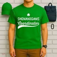 Funny Shenanigans Coordinator For St Patricks Day Outfit T-Shirt thumb 6