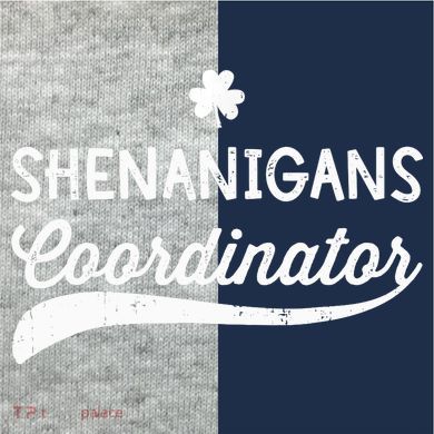 Funny Shenanigans Coordinator For St Patricks Day Outfit Kids Colorblock Raglan Jersey