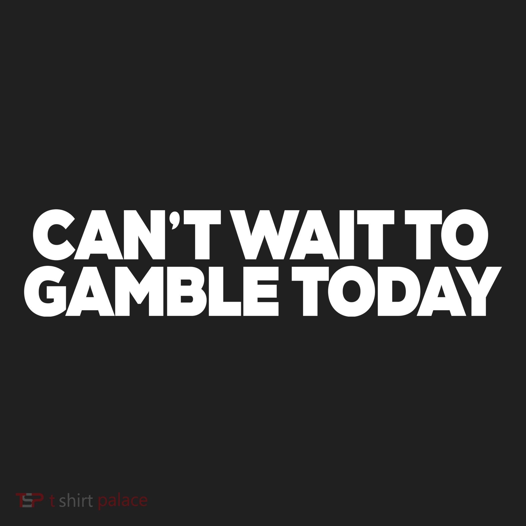 Funny Saying CanT Wait To Gamble Today Beanie