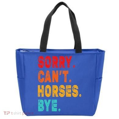Funny Sorry Cant Horses Bye Sarcasm Funny Sarcasm Gift Tote Bag