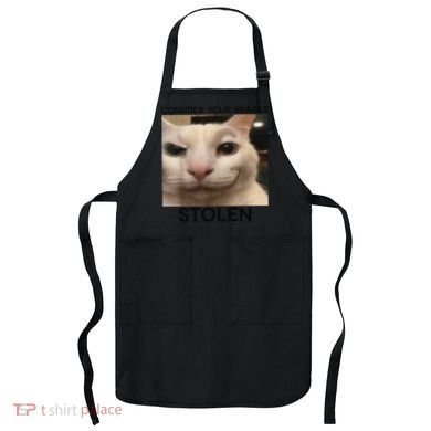 Funny Silly Cat Sarcastic Saying Funny Cat Apron