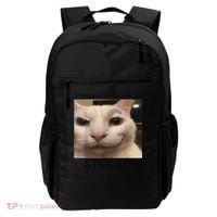 Funny Silly Cat Sarcastic Saying Funny Cat Backpack thumb 0
