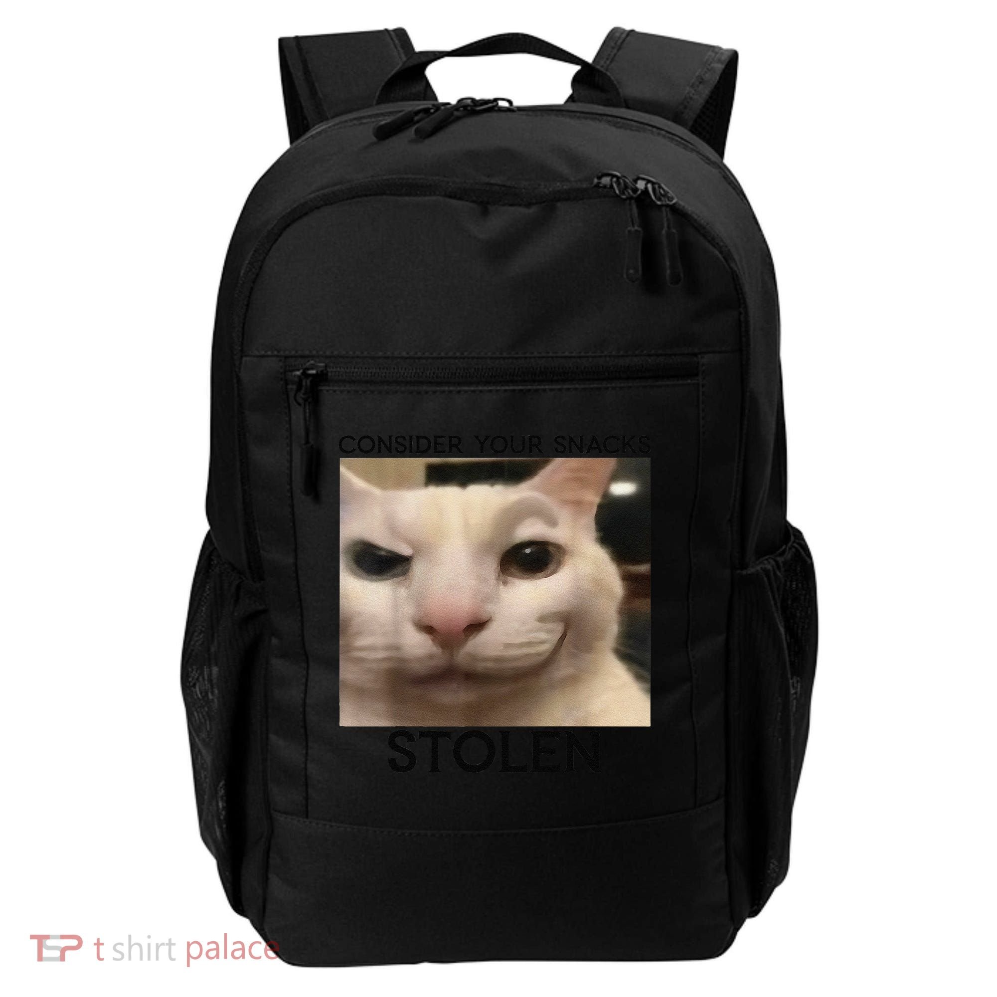 Funny Silly Cat Sarcastic Saying Funny Cat Backpack