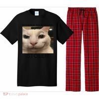 Funny Silly Cat Sarcastic Saying Funny Cat Pajama Set thumb 0