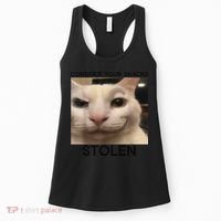 Funny Silly Cat Sarcastic Saying Funny Cat Women's Tank Top thumb 0